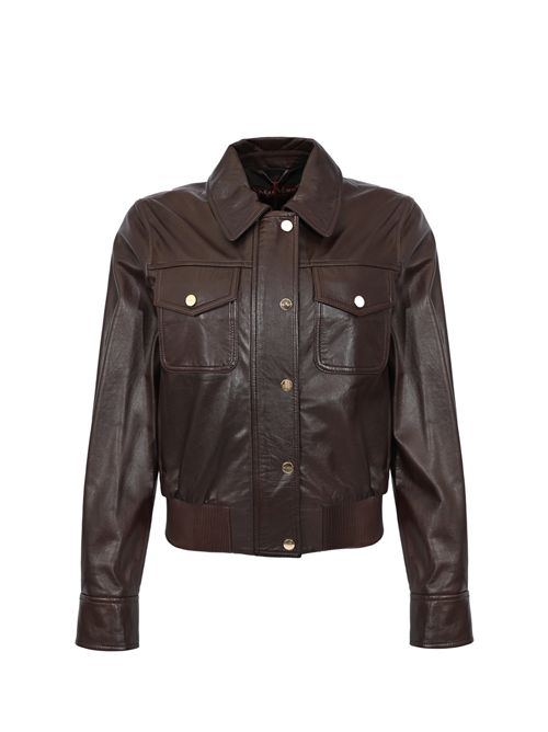 Giacca MSTBIADA in pelle MAX MARA STUDIO | 2616441011600002